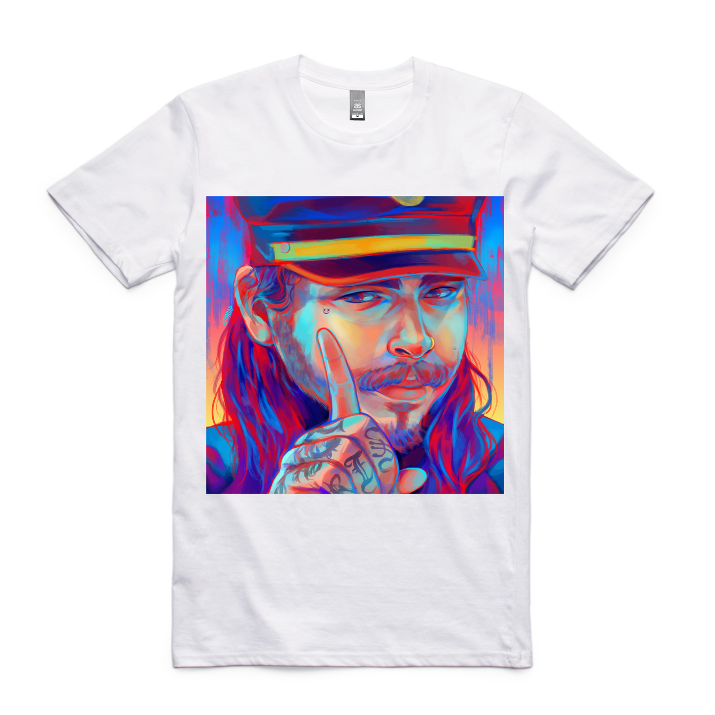 Post Malone Digital Black/White