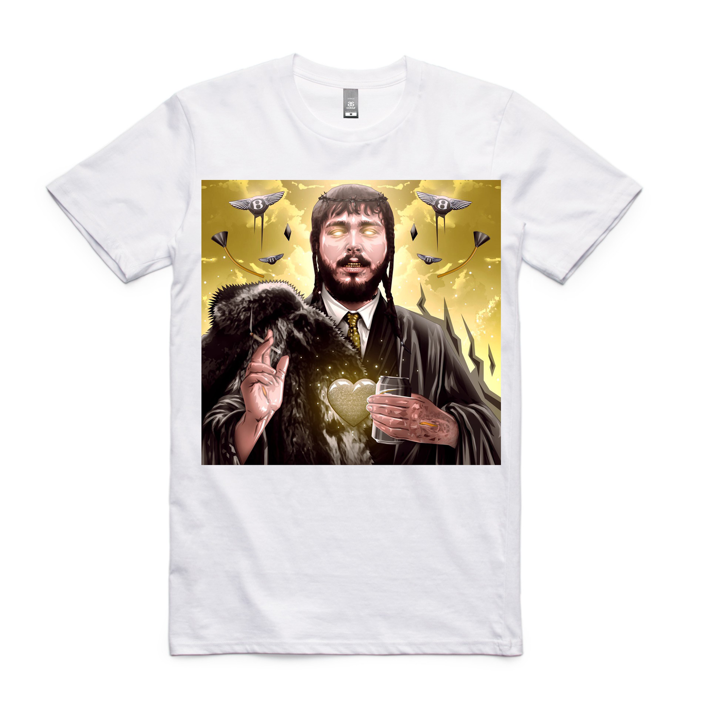 Post Malone Saviour Black/White