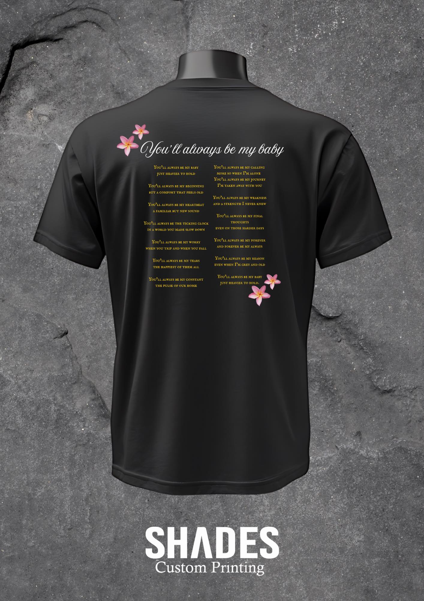 Erica & Simara Bond Memorial Shirts
