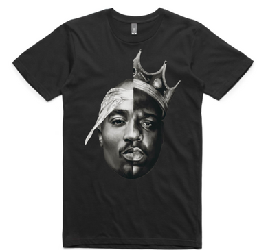 2pac/Biggie Face (Black & White