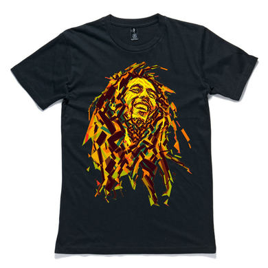 Bob Marley Yellow Abstract